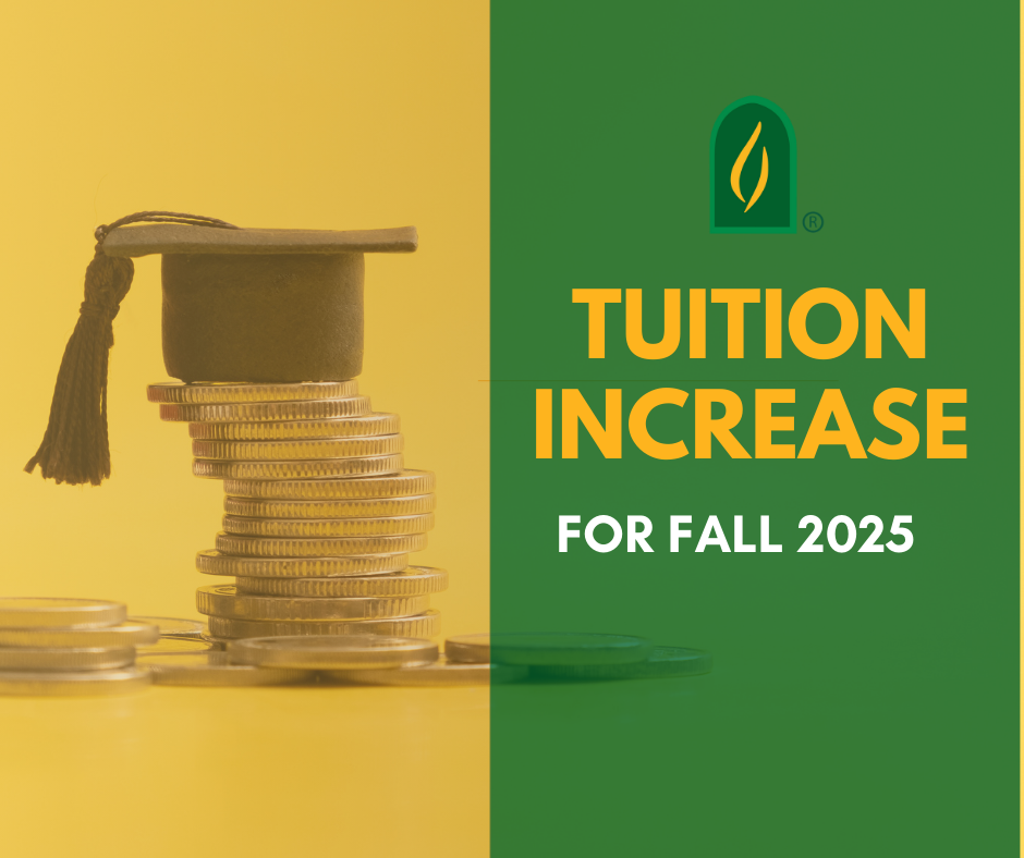 Tuition Increase set for Fall 2025